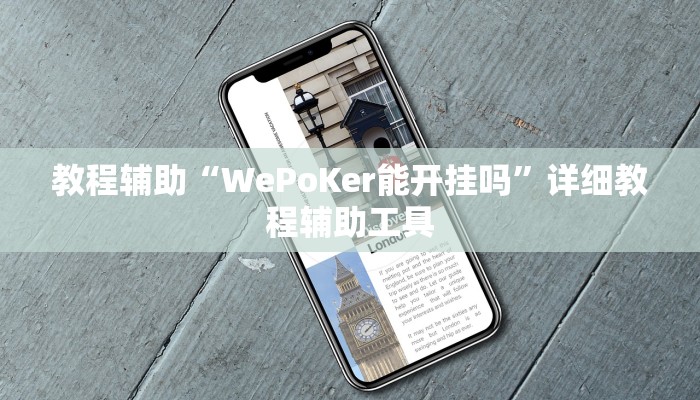 教程辅助“WePoKer能开挂吗”详细教程辅助工具