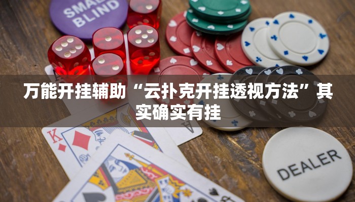 万能开挂辅助“云扑克开挂透视方法”其实确实有挂